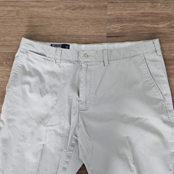 Polo By Ralph Lauren Men's Light Khaki Preston Chino Pants 38x34 - Picture 3 of 8
